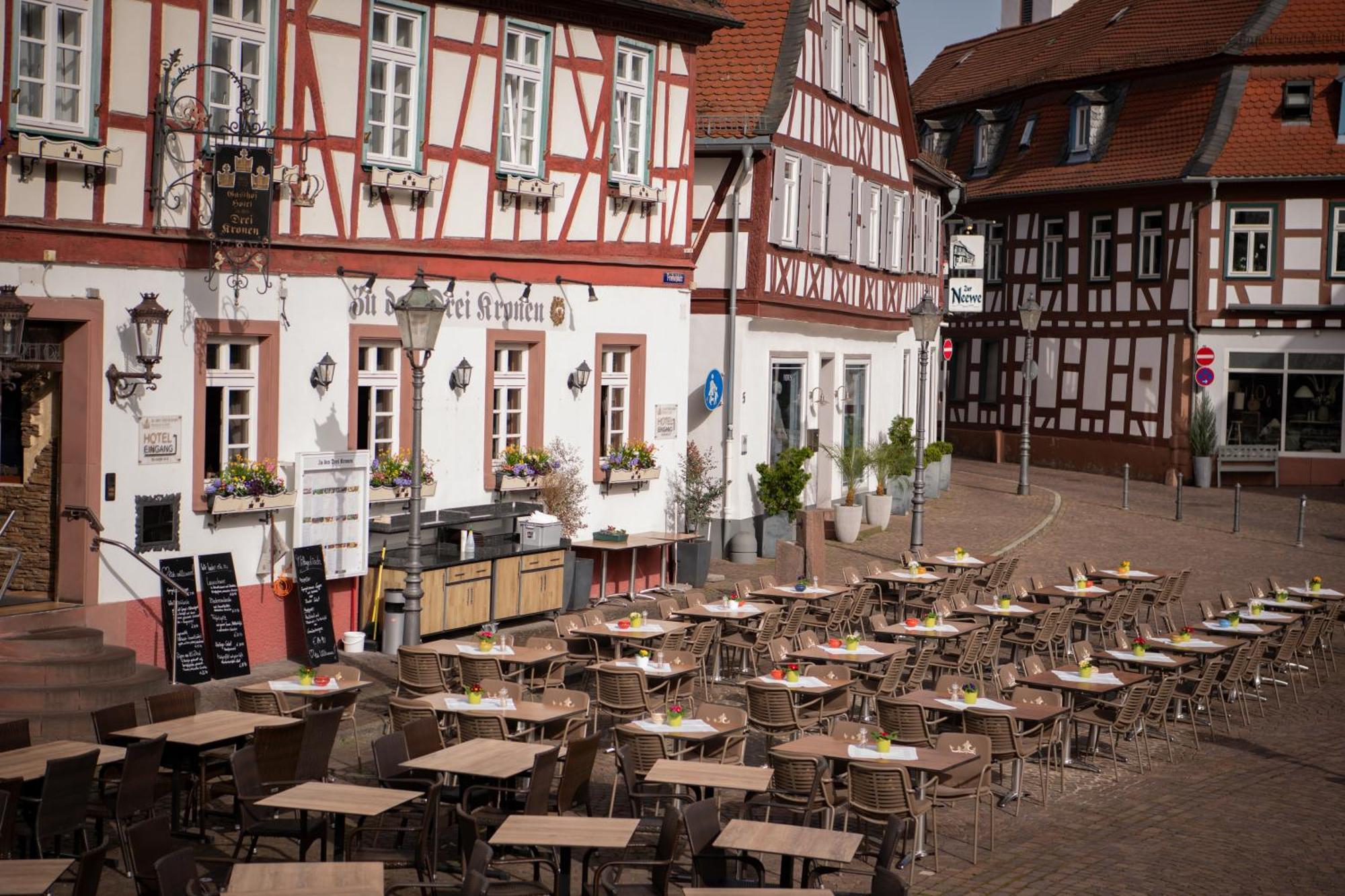 Hotel Zu Den Drei Kronen Seligenstadt Zewnętrze zdjęcie